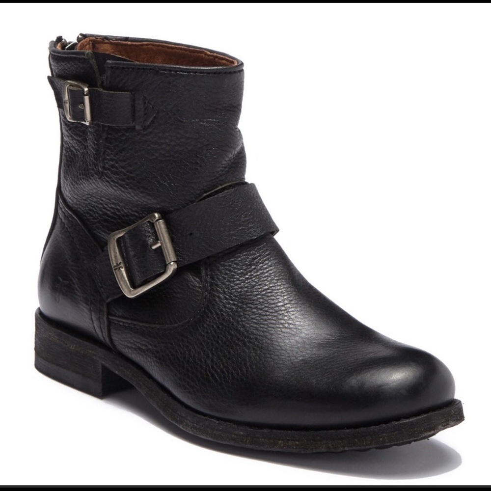 Frye Tyler Engineer Leather Moto Boot NWT 8.5